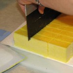 Cutting Kosher Salt Bars