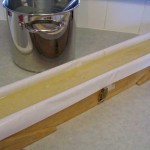 Oatmeal, Milk, and Honey Soap in the Mold