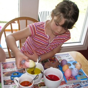 easter-fun1 My youngest dying eggs