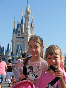 My girls at Disney World