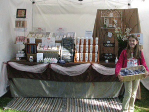 OP-Fall-Fest-2009b Great Cakes Soapworks booth at the Overland Park Fall Festival