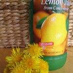 Dandelions and Lemon Juice