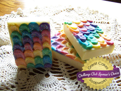 Rainbows & Sprinkles Petal soap by Just My Family's