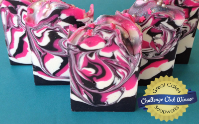 Blackberry Sage spoon swirl soap by Milla