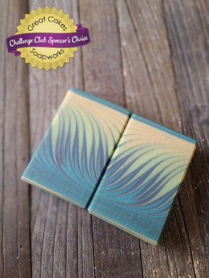 Peacock soap by Scent & Sensibility